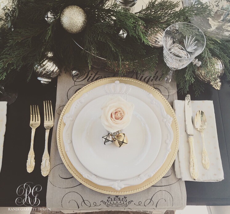 Christmas place setting 