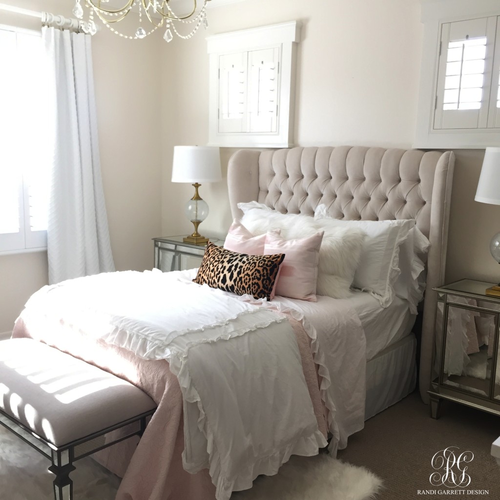 Pink And Gold Girls Bedroom Makeover Randi Garrett Design