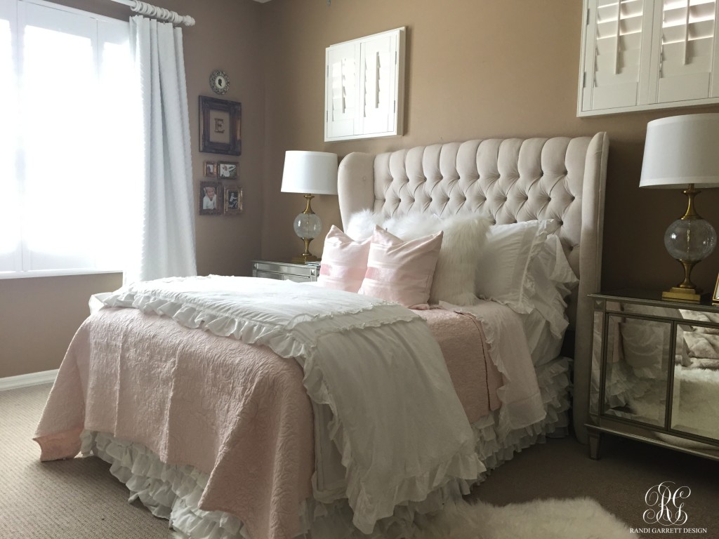 Pink and Gold Girl's Bedroom Makeover - Randi Garrett Design
