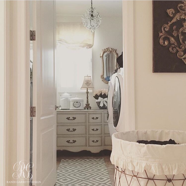 Elegant laundry room by Randi Garrett Design
