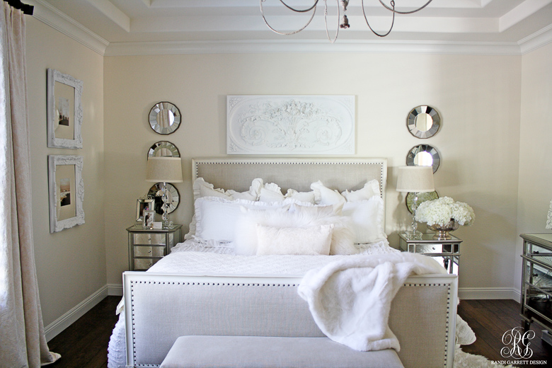Neutral master bedroom by Randi Garrett Design