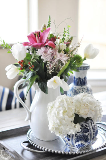 15 ways to stye a white vase - Instagram Challenge