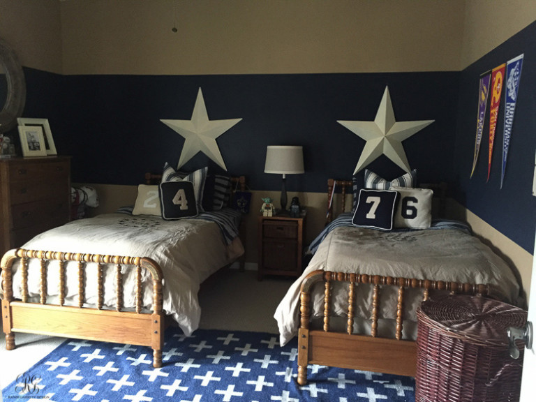 Teen Boy Bedroom Featuring Pure & Original Paint