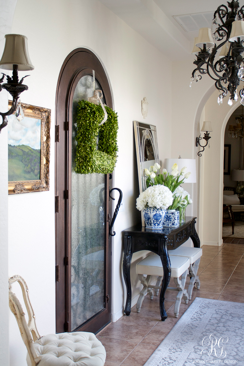 Spring Entryway one room spring tour by Randi Garrett Design