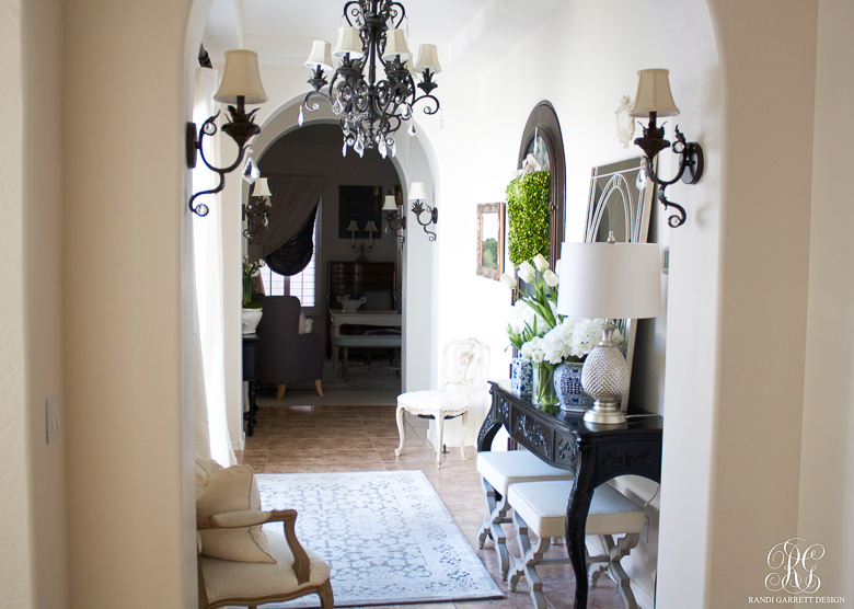 Spring Entryway one room spring tour by Randi Garrett Design