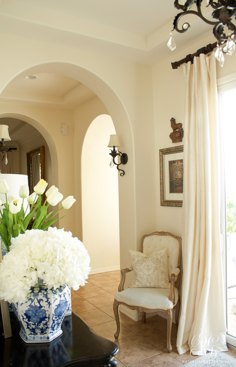 Spring Entryway one room spring tour by Randi Garrett Design