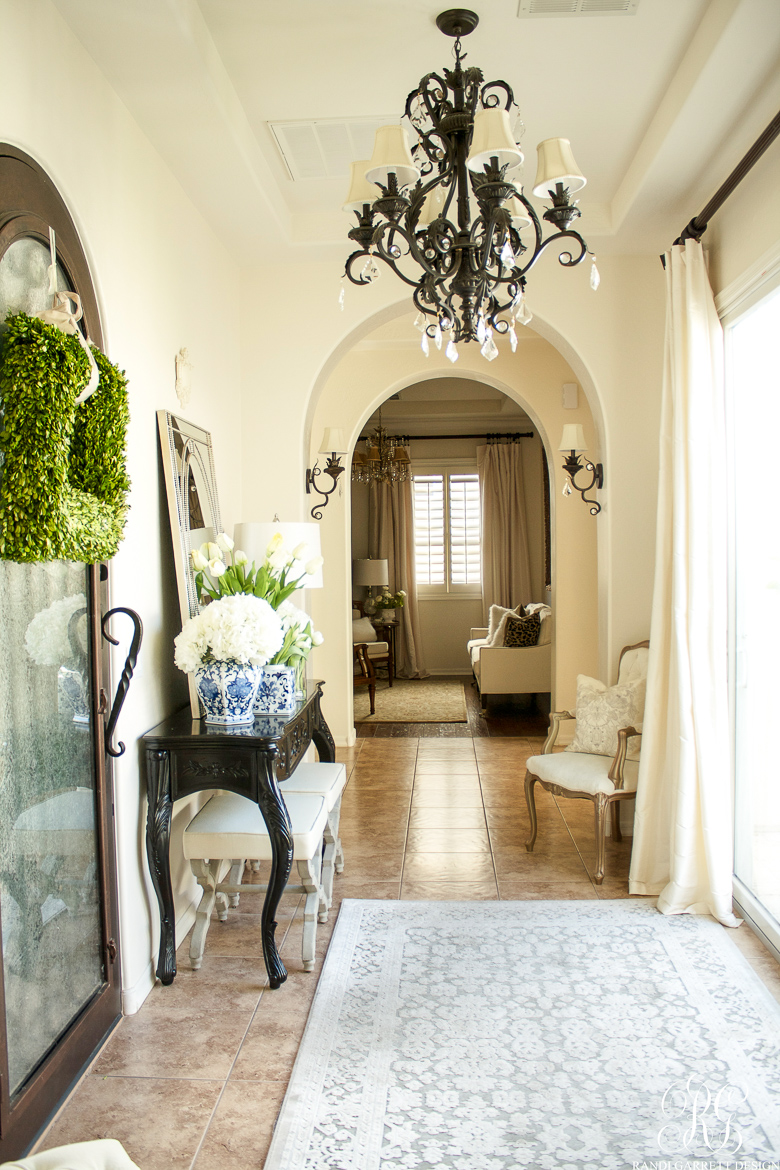 Spring Entryway one room spring tour by Randi Garrett Design