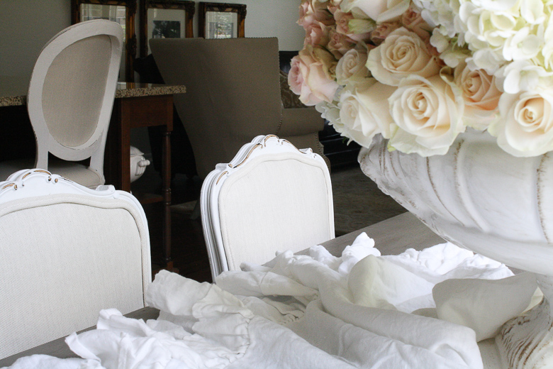 White French dining chair by Randi Garrett Design