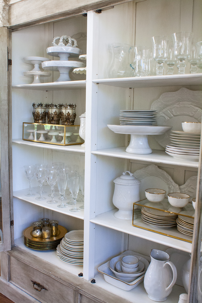How to style your china cabinet