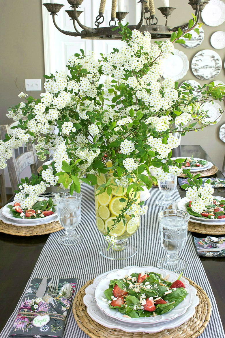 Spring tablescape - Driven by Decor