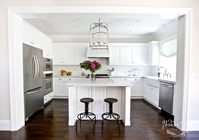 At home with Studio McGee - white kitchen