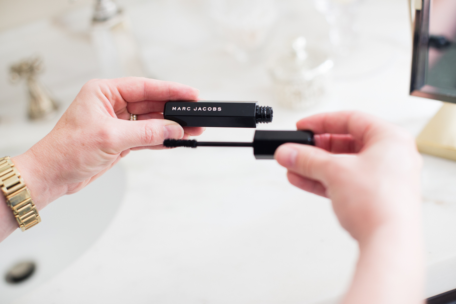 Make your lashes look like a million bucks with Marc Jacobs velvet noir mascara