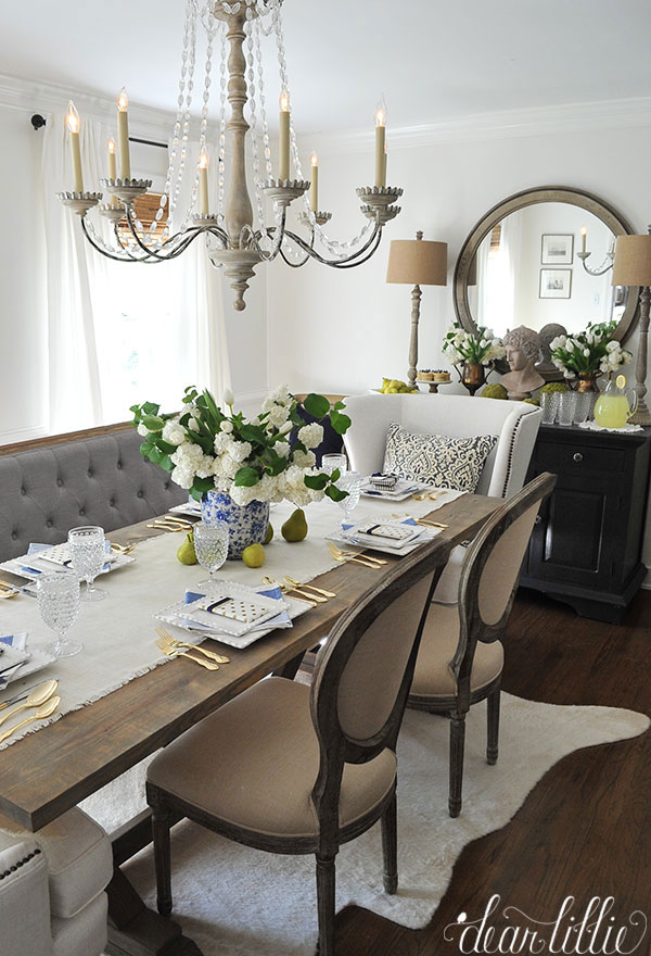 french country dining room