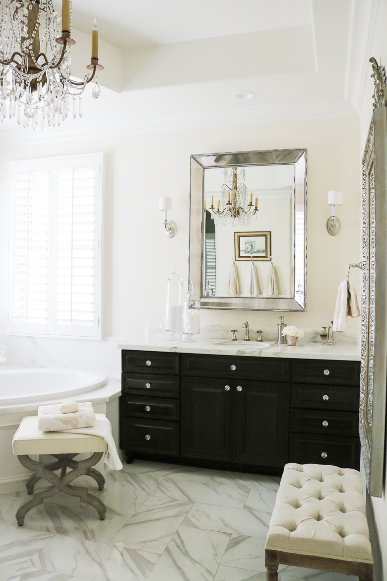 Elegant Master Bathroom Remodel His Side