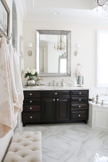 elegant master bathroom remodel tour