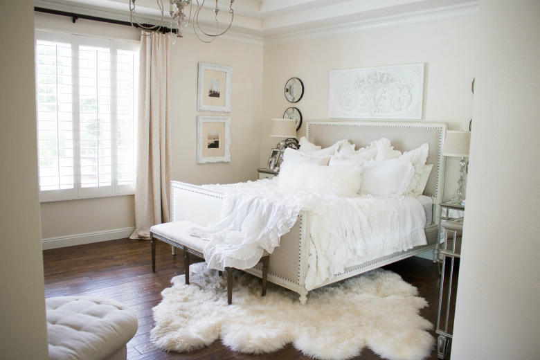 Elegant White Master Bedroom copy