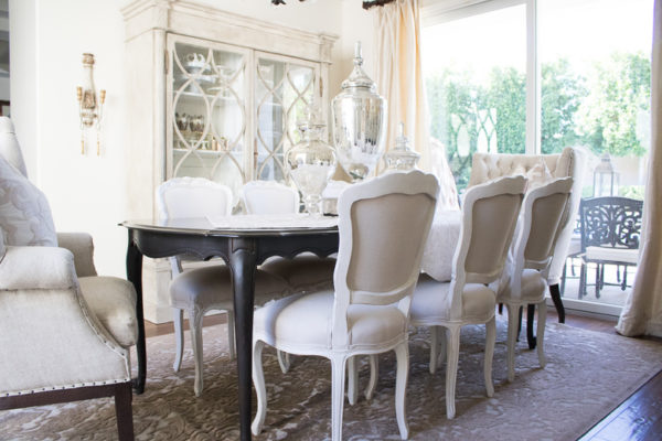 why you should use your dining room - elegant neutral dining room tour