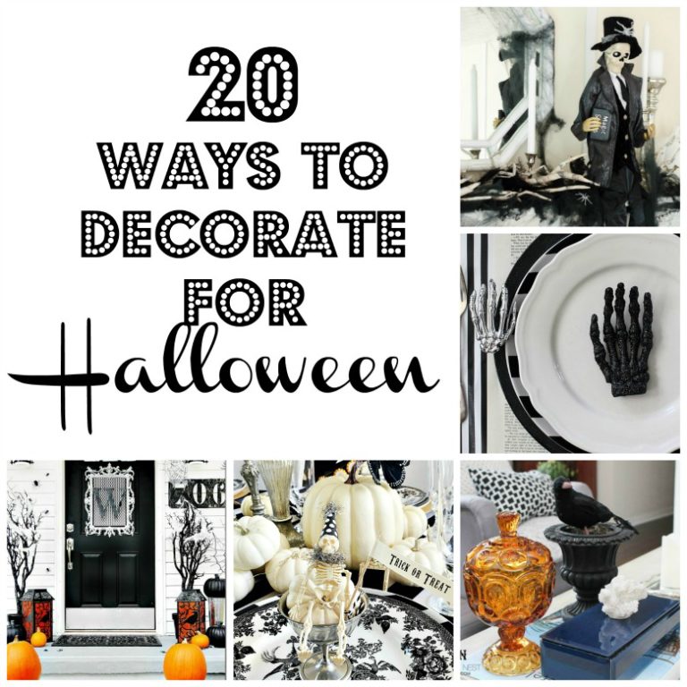 20 Ways to Decorate for halloween Halloween Home Tour