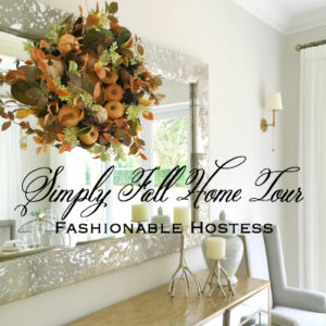 Simply fall home tour with fashionable hostess