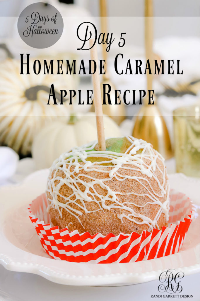 5 Days of Halloween - Day 5 Homemade Caramel Apple Recipe