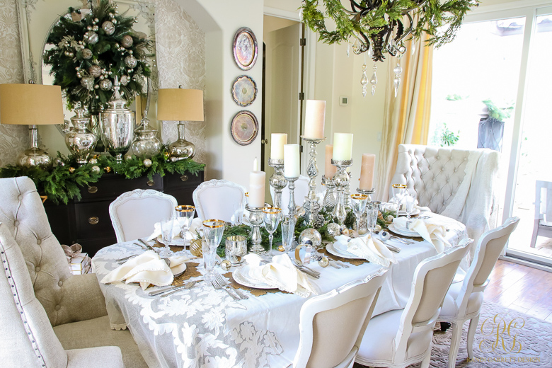 An Elegant Christmas Dining Room