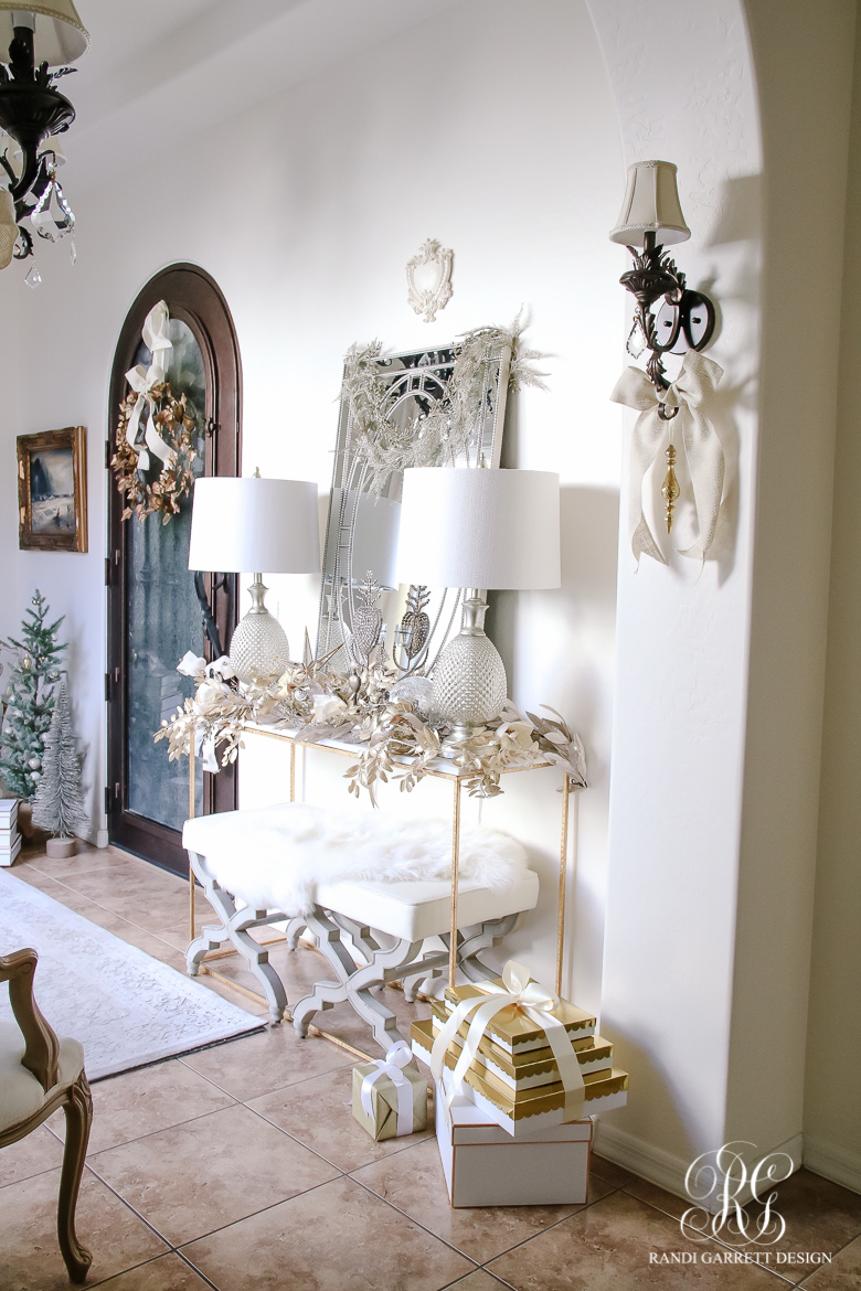 Deck the Halls Christmas Home Tour  Elegant Entryway