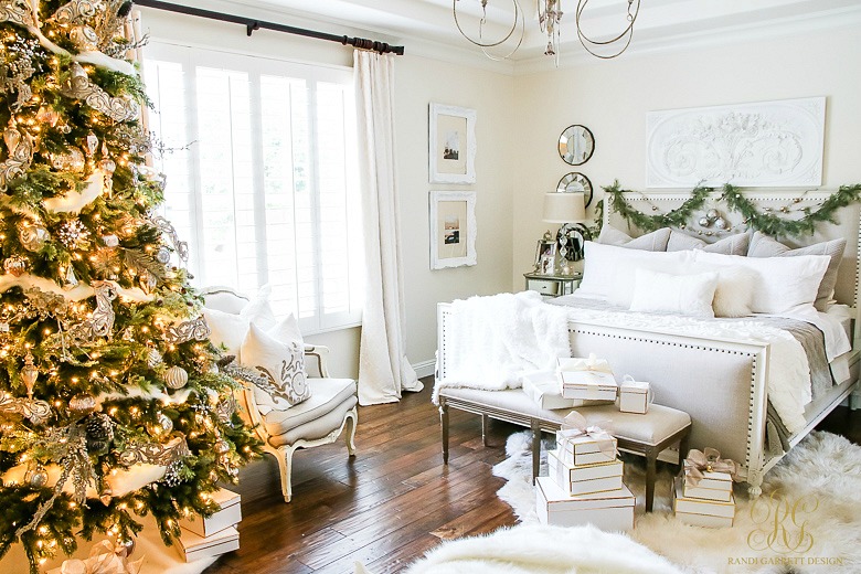 Deck The Halls Christmas Home Tour Romantic Christmas Bedroom