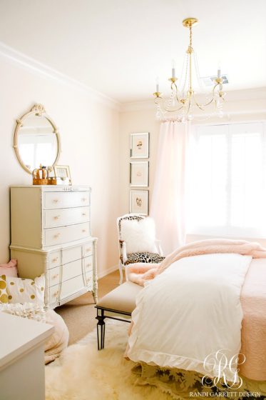 Blush Pink Lace Bedroom Makeover - Easy Tips to Refresh your Bedroom