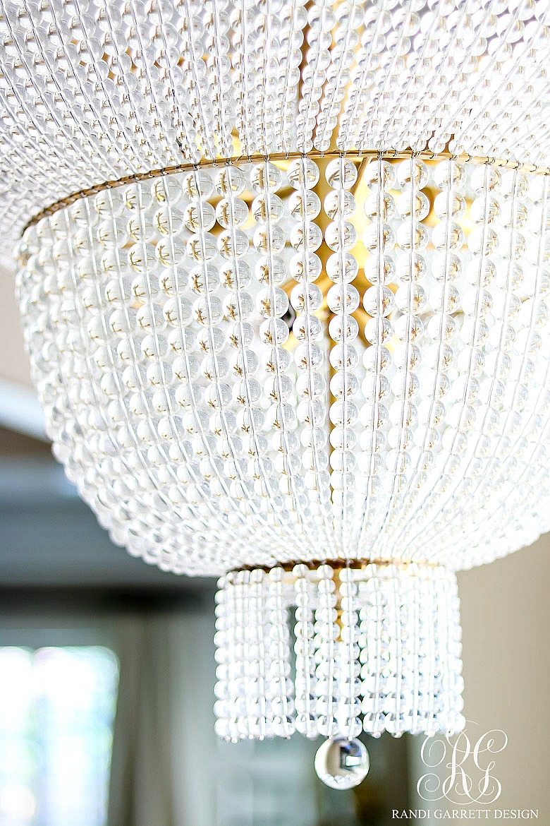 beaded chandelier