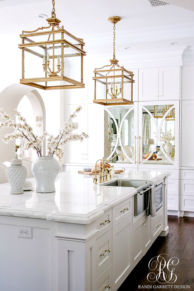 Dark to Light Kitchen Before and After - Elegant White ...