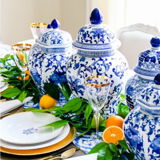 3 Sentimental Gift Ideas for Mother’s Day & How to Set a Blue and White Table Just for Her