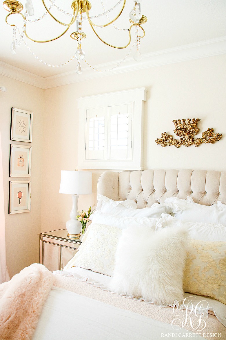 Blush Pink Lace makeover, bedroom refresh, tips for mini makeover