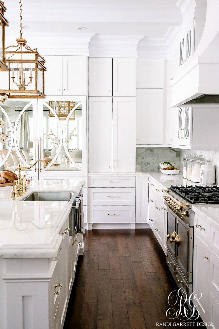 Dark to Light Kitchen Before and After - Elegant White Kitchen Reveal