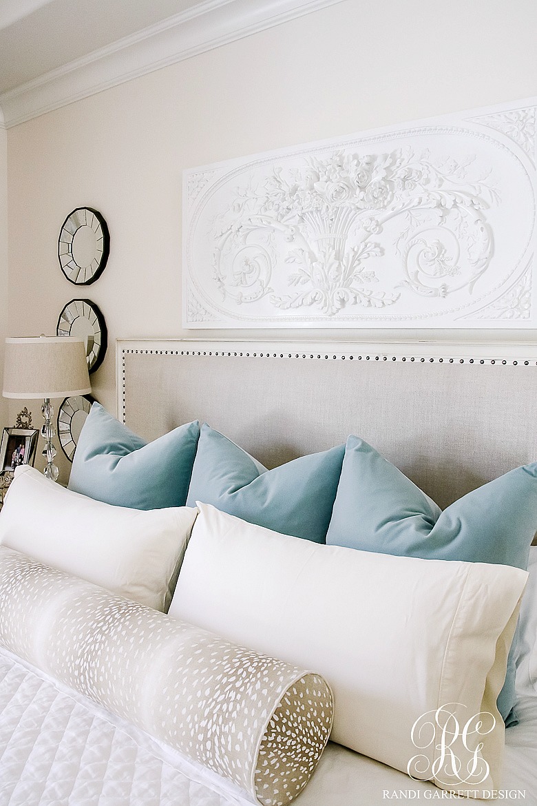 7 Ways to Style Pillows on Your Bed - Randi Garrett Design