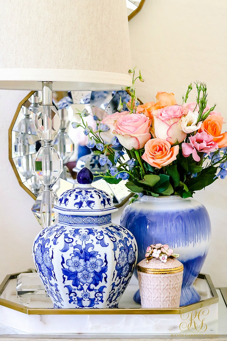 Spring Floral Arrangements using Fresh or Faux Florals