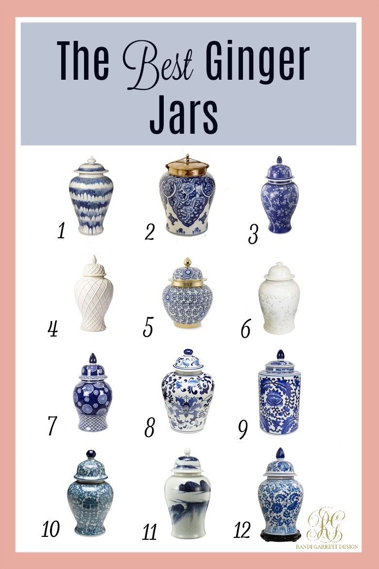 How to Decorate with Ginger Jars and Where to Find them - Randi