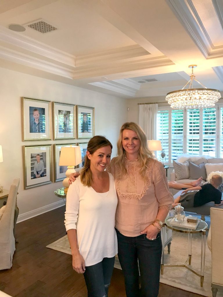 Transitional Family Room Reveal - Randi Garrett Design