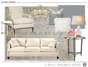 Family Room Makeover with A Well Dressed Home - Randi Garrett Design