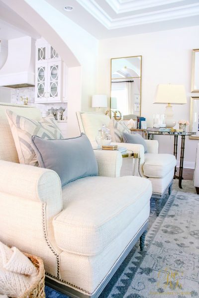 Transitional Family Room Reveal - Randi Garrett Design