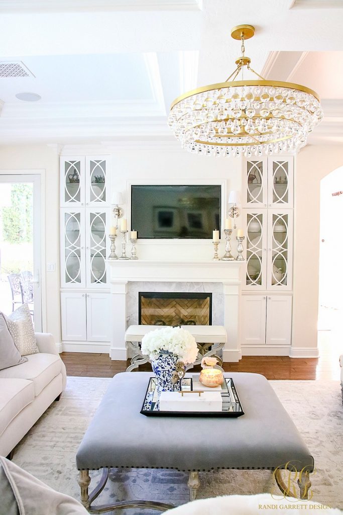 Transitional Family Room Reveal - Randi Garrett Design