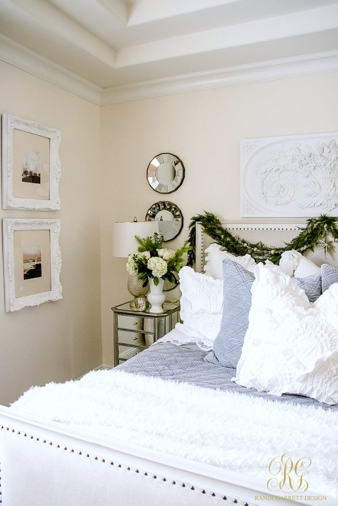Simply Christmas Home Tour Winter Wonderland Bedroom Randi Garrett
