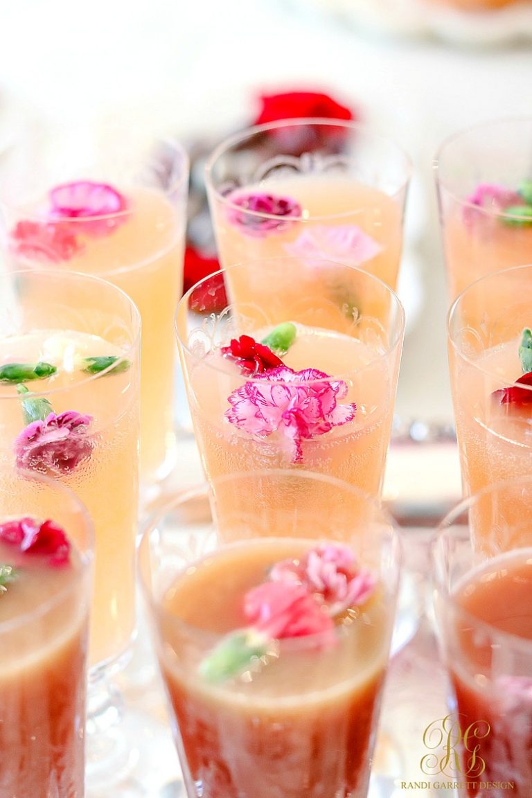 Pretty Nonalcoholic Brunch Drinks Randi Garrett Design