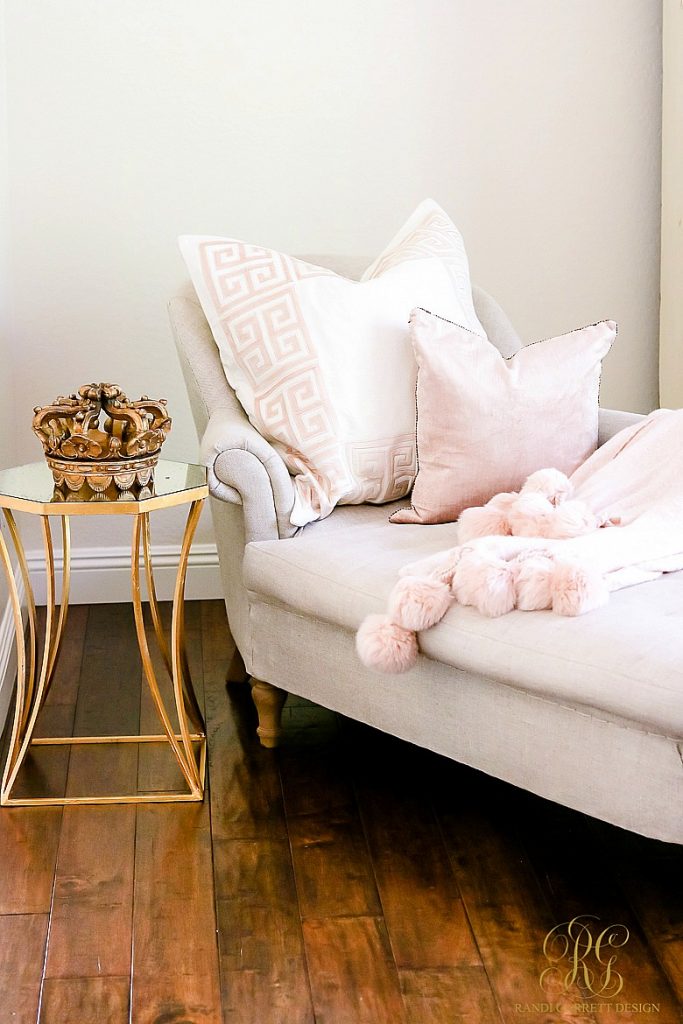 Glam Blush + Gold Spring Bedroom Randi Garrett Design