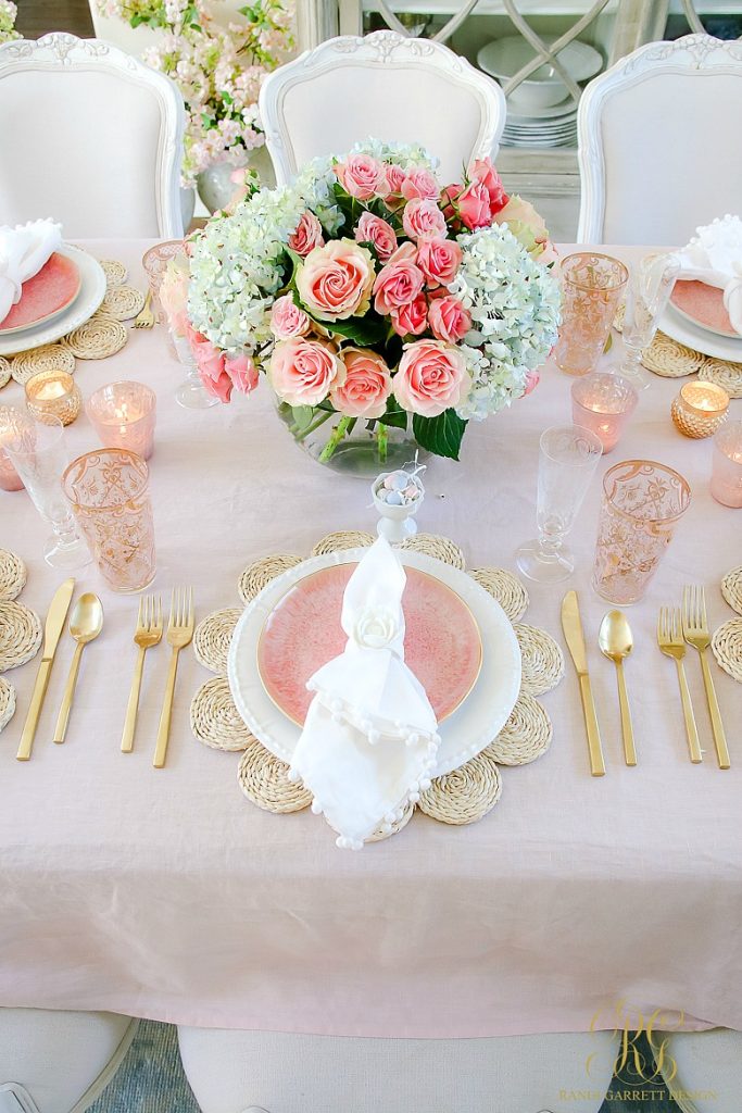 Blush Table for Easter or Spring - Randi Garrett Design