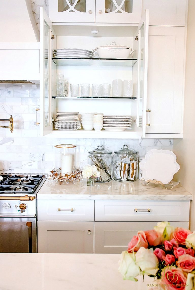 Spring Cleaning Dish Cabinet Organizing Tips - Randi Garrett Design