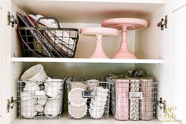 Spring Cleaning Kitchen Cabinet Organizing Tips - Randi Garrett Design