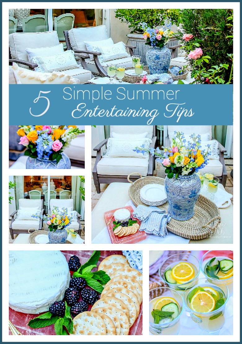 5 simple summer entertaining tips and recipes