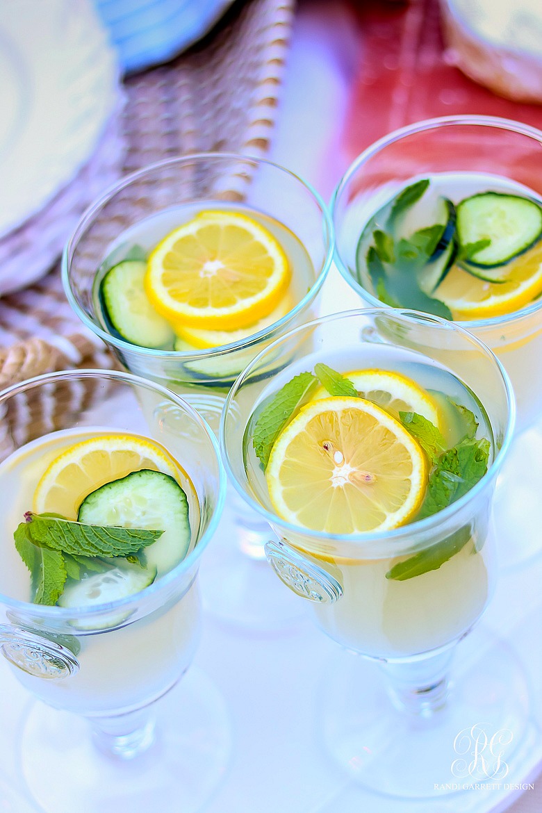 Simple Cucumber Mint Lemonade From the Kitchen of Randi Garrett