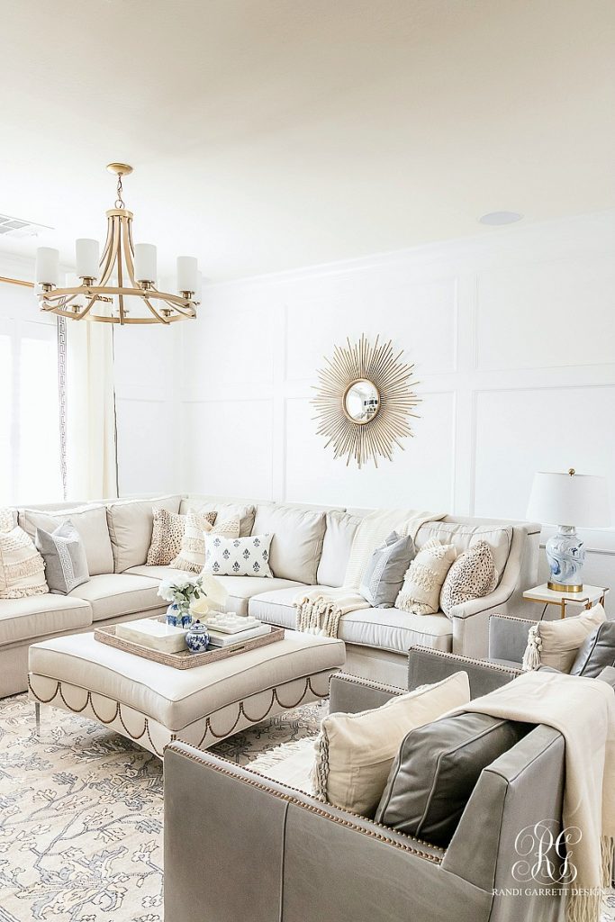 How to Decorate using White with Kids and Pets - Randi Garrett Design
