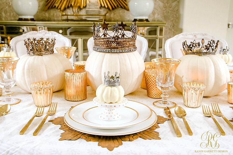 Chanel Inspired Glam Halloween Table - Randi Garrett Design